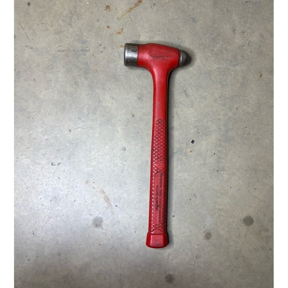 Vintage Snap On BPD 24A Dead Blow Ball Peen Hammer Red